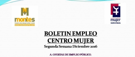 Boletín de empleo centro de la mujer